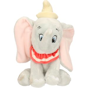 Pluche Disney Dumbo/Dombo Olifant Knuffel 18 cm Speelgoed - Olifanten Cartoon Knuffels