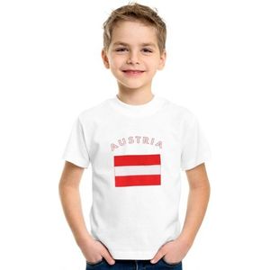 Wit kinder t-shirt Oostenrijk