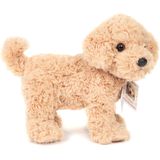 Hermann Teddy Knuffeldier hond Cockapoo puppy - zachte pluche - premium kwaliteit knuffels - beige - 23 cm