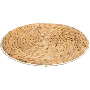 Ronde placemat zeegras naturel - 35 cm - Onderleggers