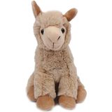 Pluche Beige Alpaca/Lama Knuffel 24 cm Zittend