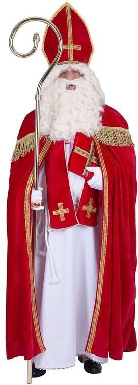 Sinterklaas kostuum - inclusief korte witte handschoenen