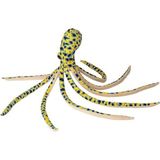 Pluche Gele Octopus/Inktvis Knuffel 55 cm - Octopus Zeedieren Knuffels - Speelgoed Voor Kinderen
