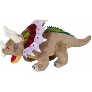 Pluche dinosaurus Triceratops knuffel 30 cm