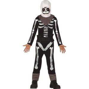 Zwart/wit skelet verkleedpak/kostuum voor kinderen - Halloweenoutfits voor jongens/meisjes