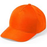 4x stuks oranje 5-panel baseballcap voor volwassenen. Oranje/holland thema petjes. Koningsdag of Nederland fans supporters