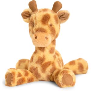 Keel Toys Knuffel Giraffe - zachte pluche stof - knuffeldieren - 14 cm - cadeau - kinderen