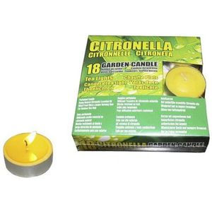 Set van 36x Citronella Waxine Lichtjes - Geurkaarsen Citrus Geur