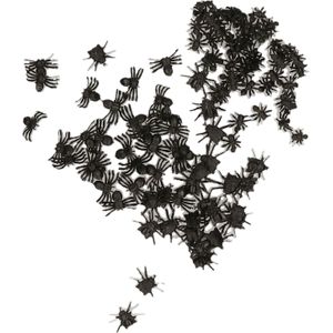 100x Plastic insecten - Halloween/horror decoratie/versiering