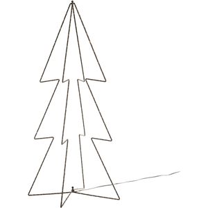 Verlichte figuren 3D kerstbomen / lichtbomen 91 cm voor buiten - Decoratieboom/3D boom met verlichting