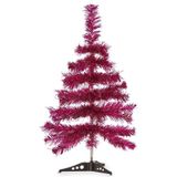 Arte R - 4x kleine glitter folie kerstbomen set 60cm - Diverse kleuren