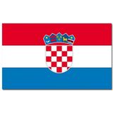 Feestartikelen Kroatie versiering pakket - Kroatie landen thema decoratie - Kroatische vlag