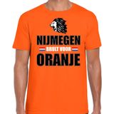 Oranje supporter t-shirt voor heren - Nijmegen brult voor oranje - Nederland supporter - EK/ WK shirt / outfit