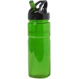 Groene drinkfles/waterfles met schroefdop 650 ml - Sportfles - BPA-vrij