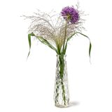 Set van 2x stuks transparante vaas/vazen van glas 6 x 22 cm - Woonaccessoires/woondecoraties - Glazen bloemenvaas - Boeketvaas