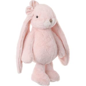Bukowski pluche konijn knuffeldier - lichtroze - staand - 40 cm - Luxe kwaliteit knuffels
