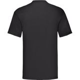 5-Pack Maat 2XL - T-shirts zwart heren - Ronde hals - 165 g/m2 - Ondershirt - Zwarte ondershirts voor mannen