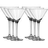 Excellent Houseware cocktails maken set 5-delig met 6x Martini glazen 260 ML