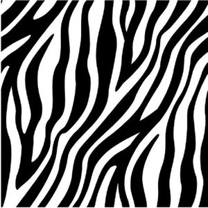 60x zebraprint/zebra motief servetten 33 x 33 cm - Papieren tafeldecoraties - Papieren wegwerpservetten 3-laags