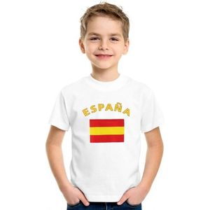 Wit kinder t-shirt Spanje