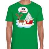 F#ck coronavirus fout Kerstshirt / Kerst t-shirt groen voor heren - Kerstkleding / Christmas outfit