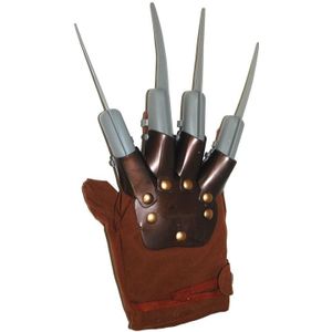 Freddy Krueger horror handschoen voor volwassenen - Halloween verkleed accessoires