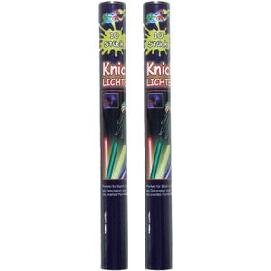 TopTen Glow in the dark sticks - 20x sticks van 20 cm - multi kleuren breaklights