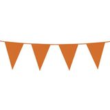 Oranje plastic buiten feest slinger 60 meter - 6m vlaggenlijnen - Koningsdag vlaggenlijn - WK / EK versiering