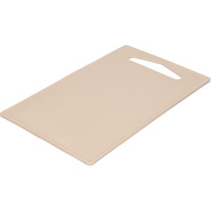 Snijplank taupe/beige 27 x 16 cm - Snijplanken voor groente, fruit, vlees en vis - Kunststof