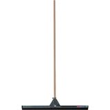 Talen Tools Vloer/douche trekker - voor water - metaal/stevig rubber 75 cm - dikke houten steel 140 cm