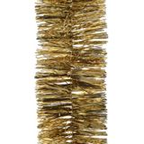 Set van gouden Kerstboom sterren folie slinger 700 cm / kerstslinger 270 cm / kralenslinger 270 cm - goud - Kerstversiering en decoratie