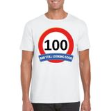 100 jaar and still looking good t-shirt wit - heren - verjaardag shirts