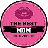 45x Moederdag bierviltjes - the best mom ever - roze - onderzetters voor mama haar verjaardag - feestversiering / tafelversiering