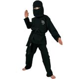 Zwart Ninja kostuum voor kinderen