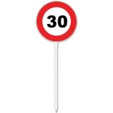 30 jaar stopbord tafel versiering set