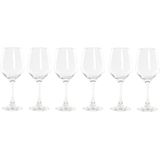 12x Stuks witte wijn glazen 320 ml van glas - Wijnglazen - Keuken/servies basics