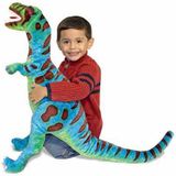 Grote staande pluche dinosaurus knuffel T-Rex  81 cm