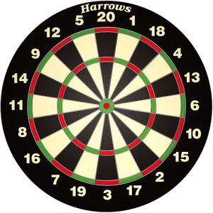 Dartbord Harrows World Champion 45 cm - Sportief spelen - Darten/darts - Dartborden voor kinderen en volwassenen