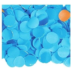 8x zakjes van 100 gram confetti kleur blauw - Feestartikelen