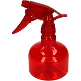 Plasticforte waterverstuiver/plantenspuit - 4x stuks - rood - 330 ml - Schoonmaakspuiten