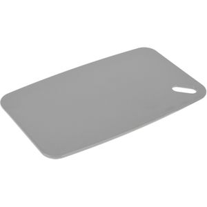 Excellent Houseware Snijplank - grijs - Kunststof - 24 x 15 cm - voor keuken/voedsel
