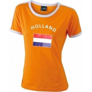 Oranje dames shirt Holland