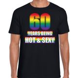 Hot en sexy 60 jaar verjaardag cadeau t-shirt zwart - heren - 60e verjaardag kado shirt Gay/ LHBT kleding / outfit