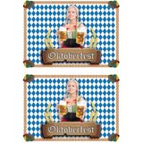 Papieren placemats Oktoberfest 40x stuks