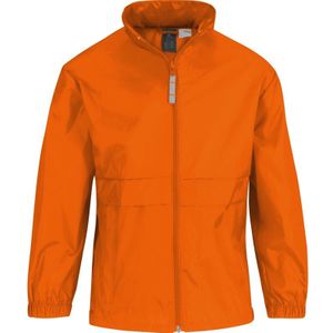 Regenkleding voor jongens/meisjes oranje - Sirocco windjas/regenjas voor kinderen