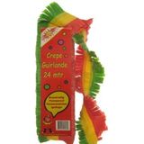 3x Crepe papier slinger carnaval 24 meter