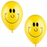 Smiley ballonnen 30 stuks