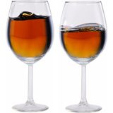 4x wijnglazen transparant 580 ml - 4-delig - wijnglazen/drinkglazen