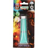 Groen horror schmink/make up tube 30 gram - Halloween creme make up/schmink