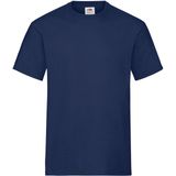 3-Pack Maat L - T-shirts donkerblauw/navy heren - Ronde hals - 195 g/m2 - Ondershirt shirt - Donker blauwe katoenen shirts voor mannen